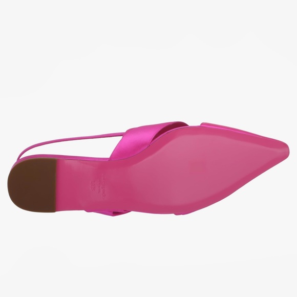 ♠️Kate Spade Bianca Satin Flats, Vivid Snapdragon Pink NIB - Picture 6 of 9